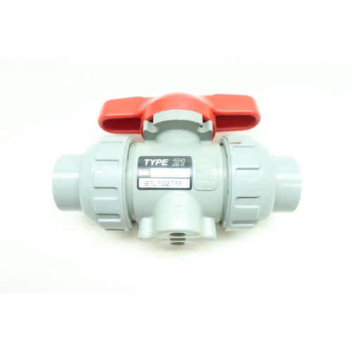 Asahi TYPE 21 Chemline Manual Pvc Ball Valve 1/2in Socket