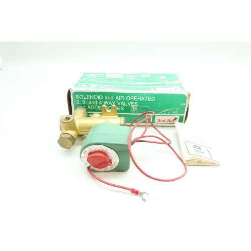 Asco 8300A81G Red-hat Solenoid Valve 120v-ac 1/4in Npt