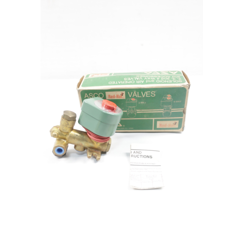 Asco 8300A81RF Red-hat Solenoid Valve 120v-ac 1/4in Npt