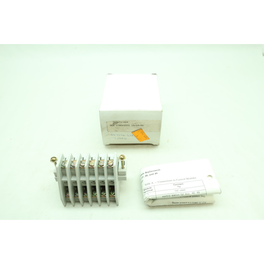 Asco 363671-004 Contact Block