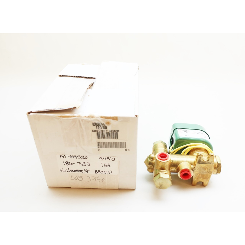 Asco 8300D061RG 120v-ac 1/4in Npt Solenoid Valve