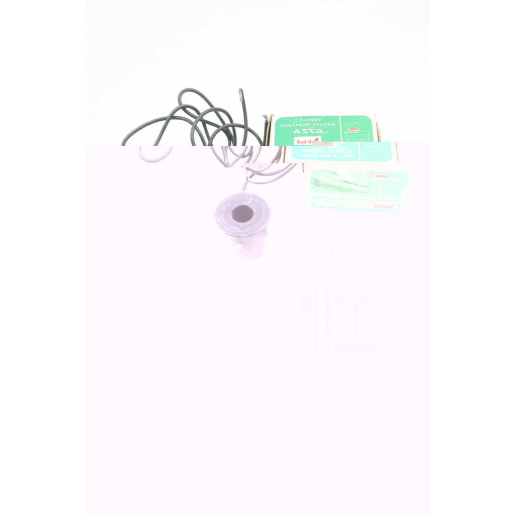 Asco 066611-002-D Red-hat Solenoid Valve Coil 120v-dc