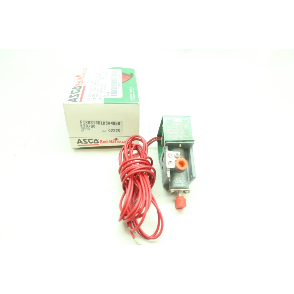Asco FTX8318D1MS04858 Red-hat Solenoid Valve 120v-ac 1/4in Npt
