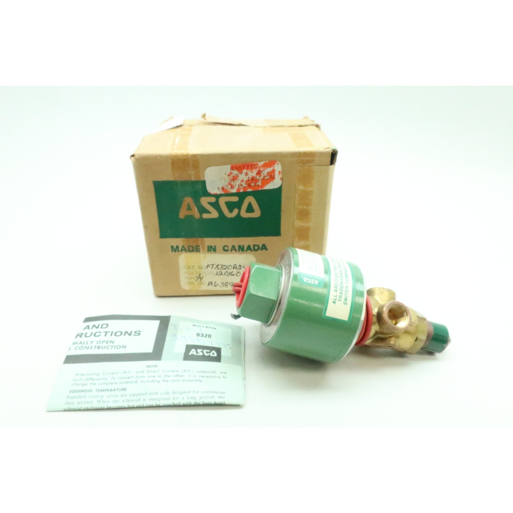 Asco FT8320A240MO Red-hat Solenoid Valve 120v-ac 1/4in Npt