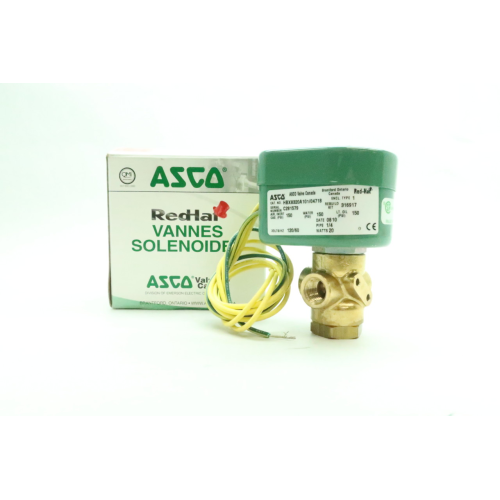 Asco HBX8320A101/04718 Red-hat Solenoid Valve 120v-ac 1/4in Npt Asco HBX8320A101/04718 Red-hat Solenoid Valve 120v-ac 1/4in Npt