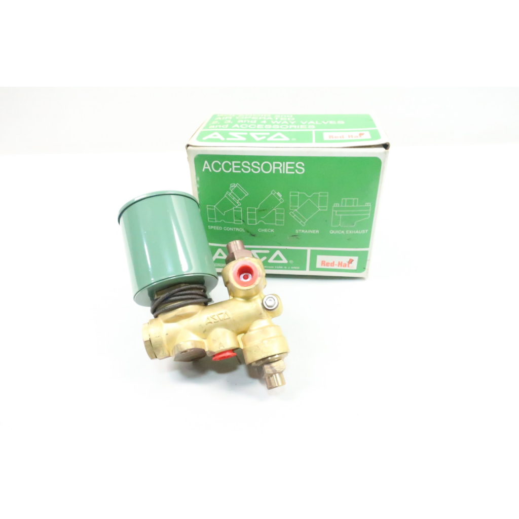 Asco HV-202-302-1RF Red-hat Solenoid Valve 125v-dc 3/8in Npt