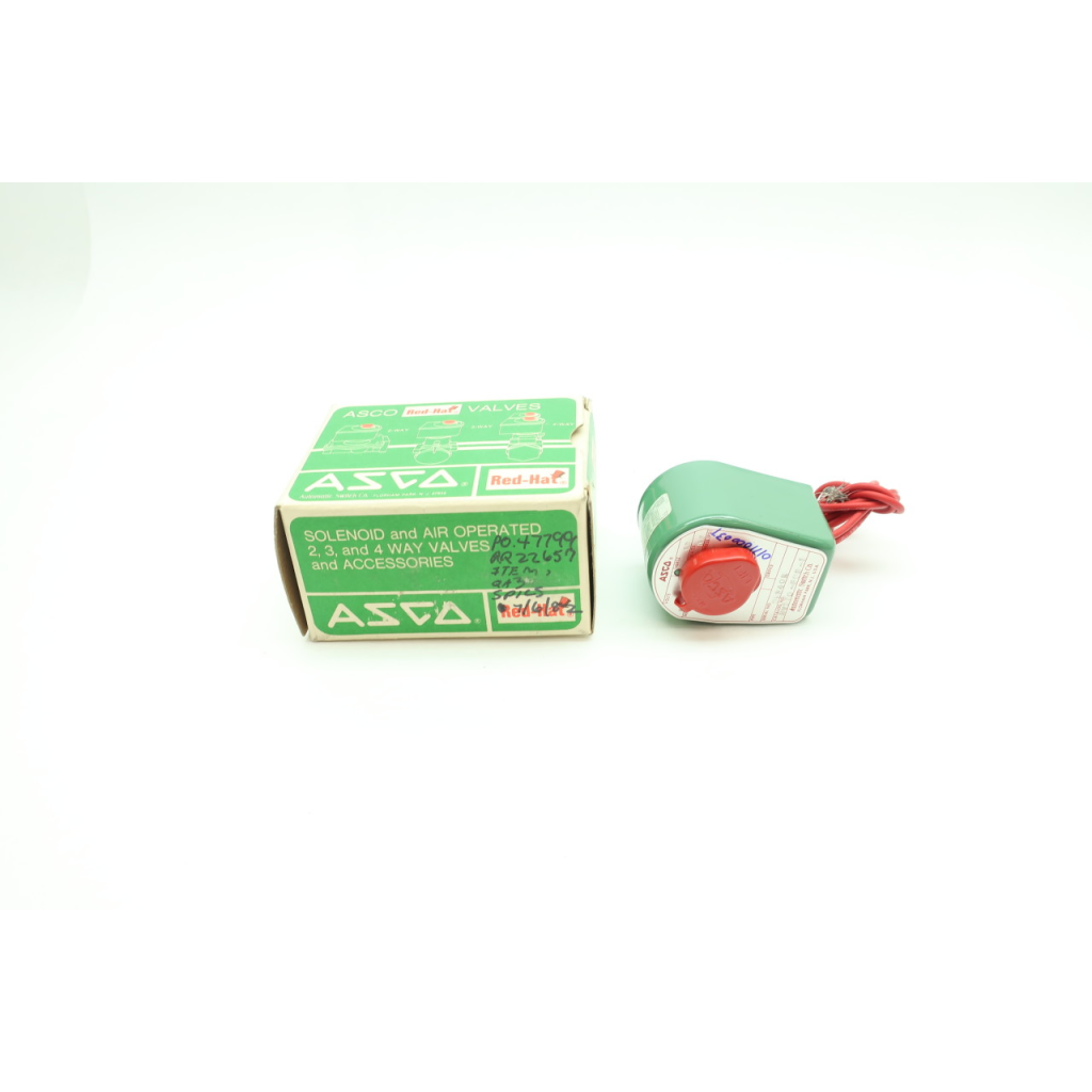 Asco HV170-562-1 Red-hat Solenoid Valve Coil 120v-ac