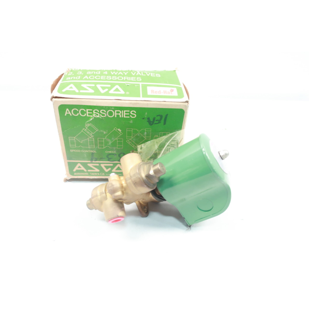 Asco HV2023021U Red-hat Solenoid Valve 125v-dc 3/8in Npt