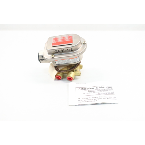 Asco NP8321A1E Red-hat 3 Way Solenoid Valve 120v-ac 1/4in Npt