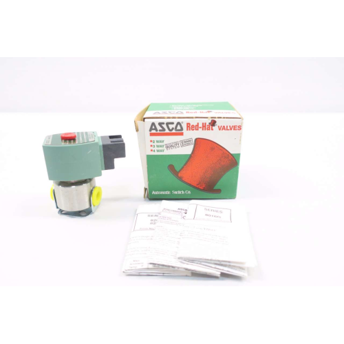 Asco OFKF8262G36 Red-hat 120v-ac 1/4 In Npt Solenoid Valve