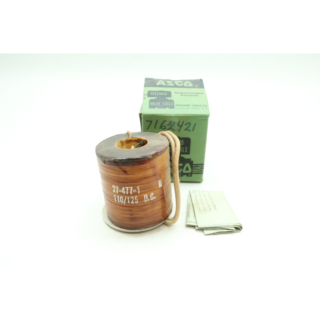 Asco 27-477-1 Redhat Solenoid Coil 110/125v-dc