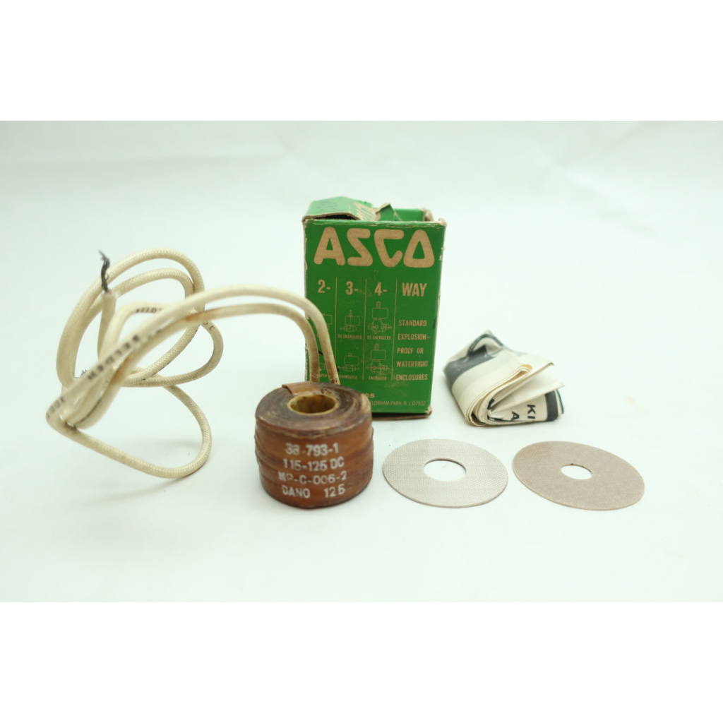 Asco 38-793-1 Solenoid Valve Coil 115/125vdc
