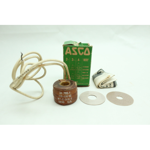 Asco 38-793-1 Solenoid Valve Coil 115/125vdc