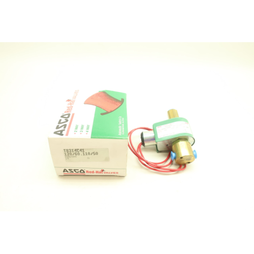 Asco T8314C41 Red-hat Solenoid Valve 120v-ac 1/8in Npt