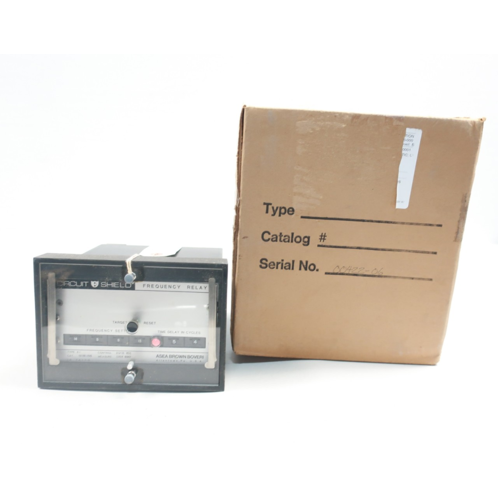 Asea 422B1295 Circuit Shield Frequency Relay 120v-ac