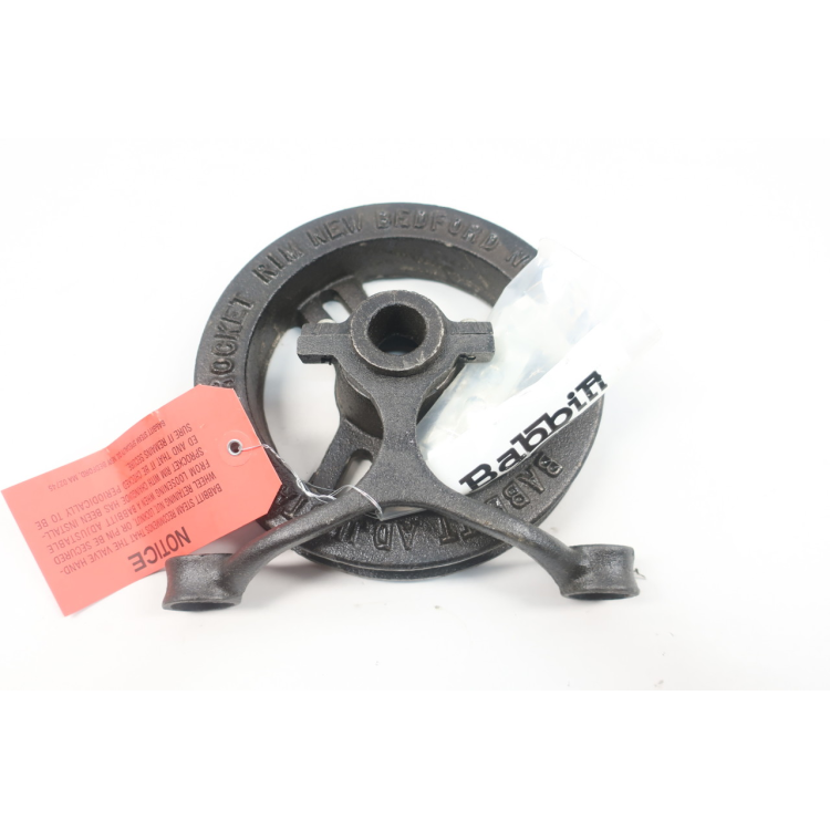 Babbitt Cast Iron Adjustable Sprocket Rim With Chain Guide 1-1/2in