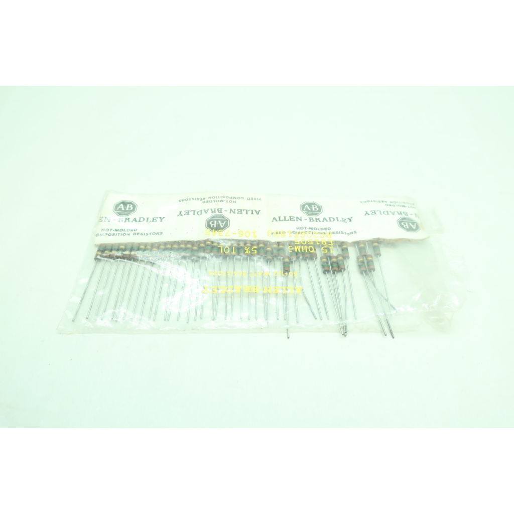Bag Of 42 Allen Bradley RC20GF150J 1/2w 15ohm Resistor