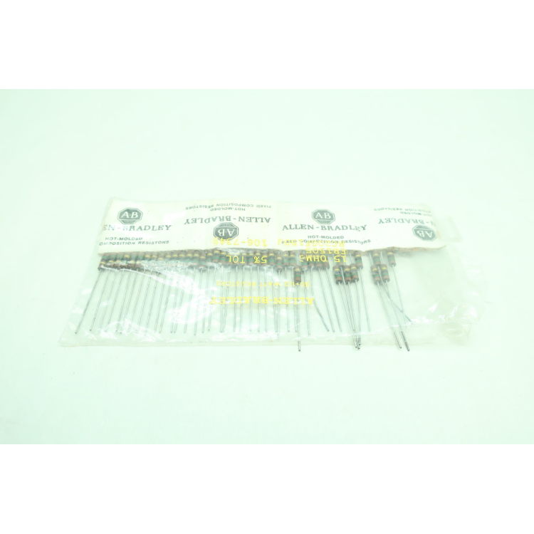 Bag Of 50 Allen Bradley RC20GF150J 1/2w 15ohm Resistor
