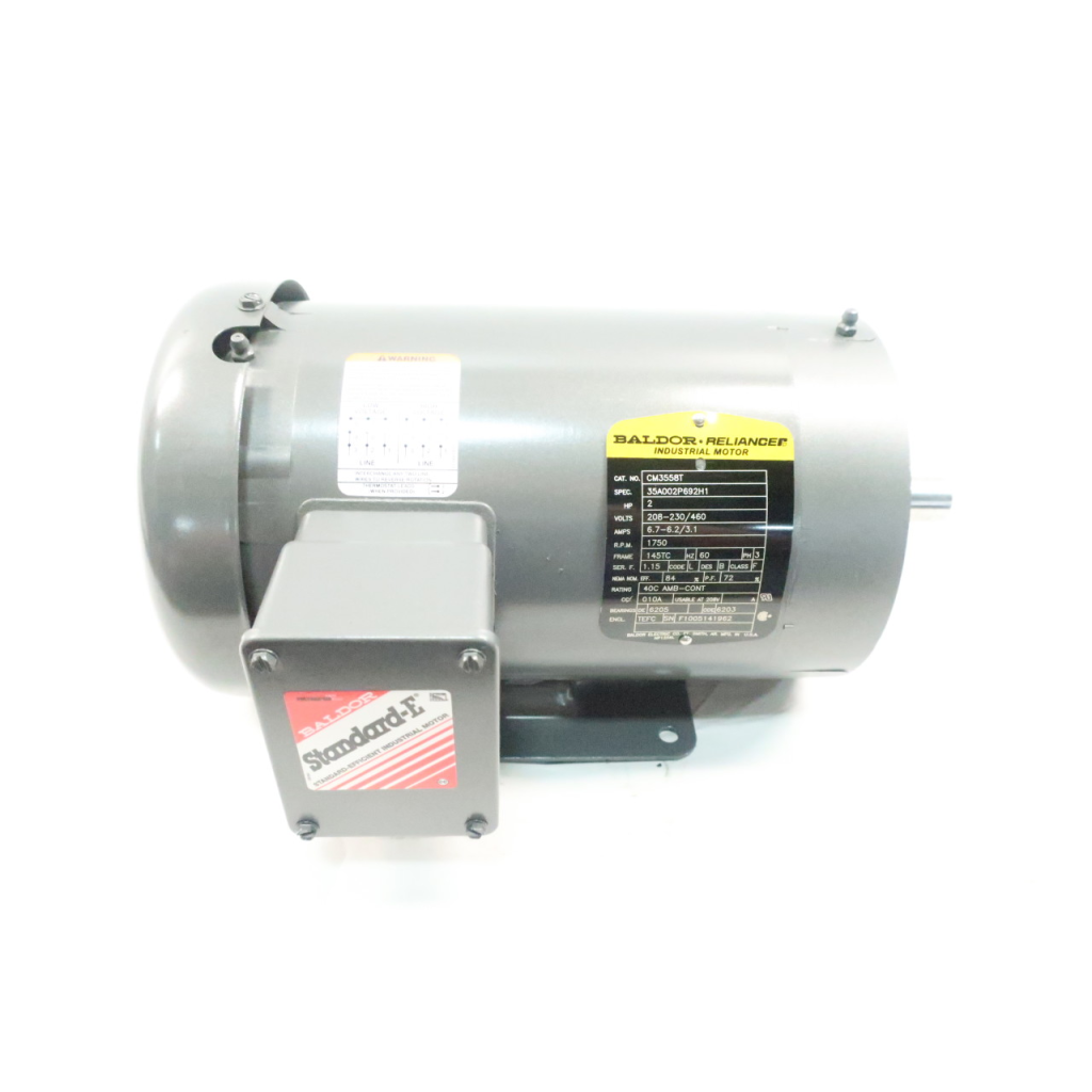 Baldor CM3558T Ac Motor 145tc 3ph 2hp 1750rpm 7/8in 208-230/460v-ac