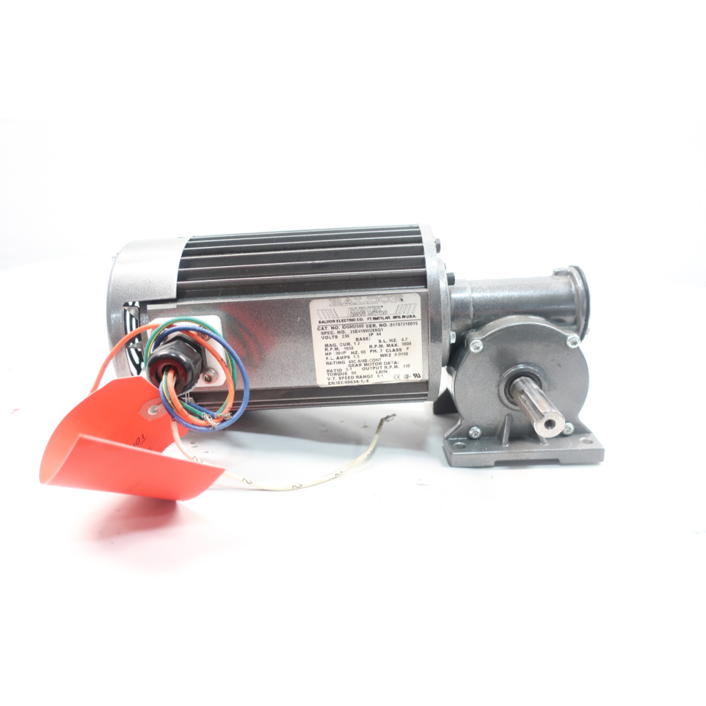 Baldor IDGM2500 Gearmotor 330rpm 3ph 0.38hp 230v-ac