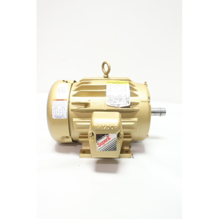 Baldor M06C101W970G1 Super E Motor 184t 3ph 2hp 970rpm 208/415v-ac