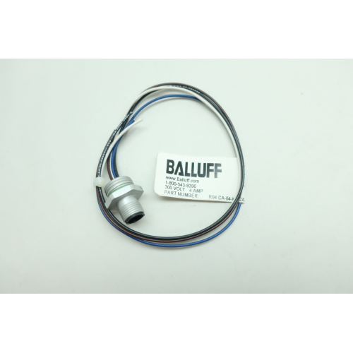 Balluff R04 CA-04-K-22A-010F 4-pin Male Connector