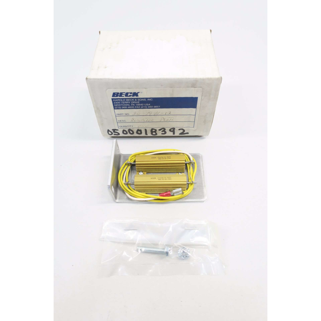 Beck 20-1971-12 Resistor Plate Assembly