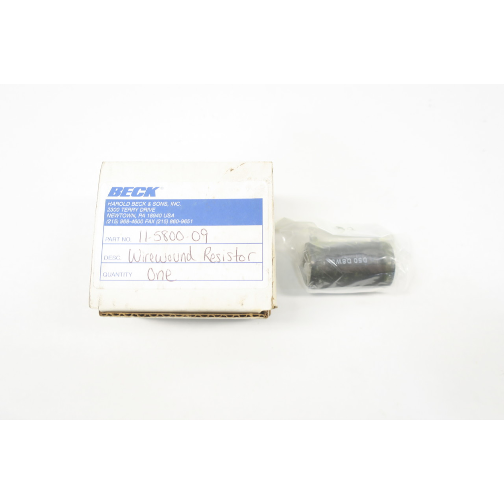 Beck 11-5800-09 Wirewound Resistor