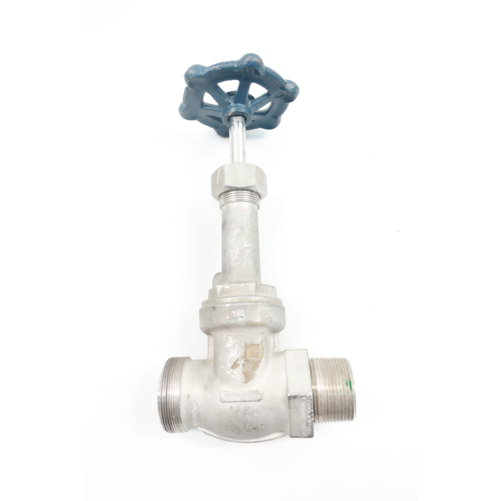 Beckman Powell Manual Stainless Wedge Gate Valve 1-1/4in Npt 200