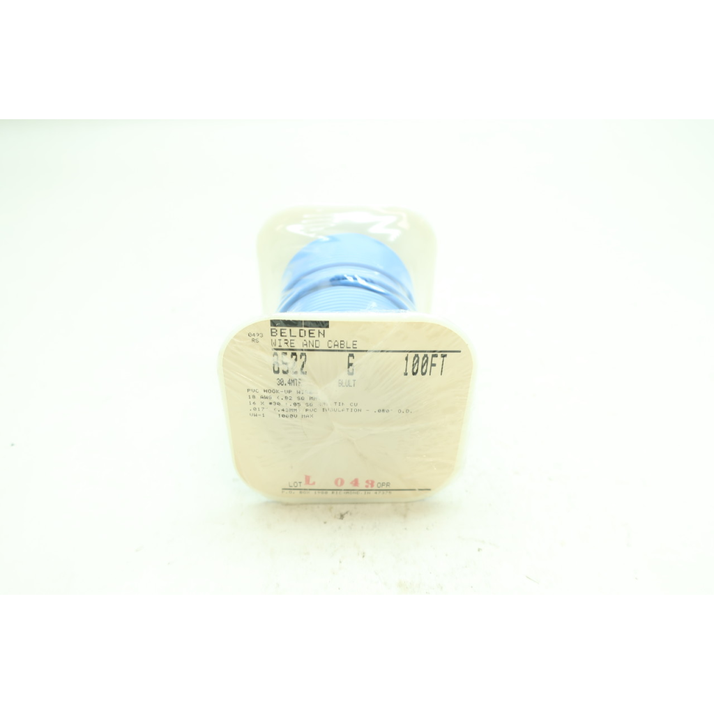 Belden 8522 006 Blue Wire 18awg 100ft
