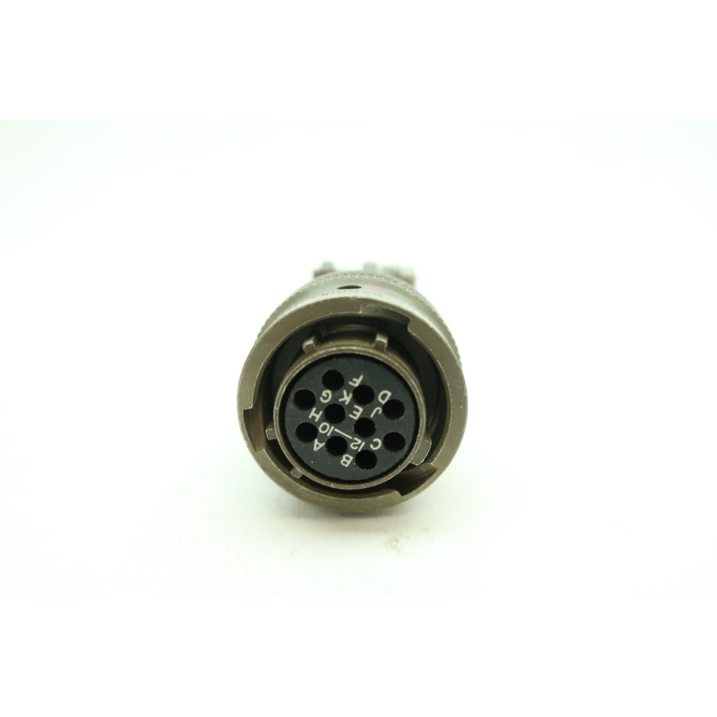 Bendix 8552 MS3126E12-10SY 10 Pin Female Straight Connector