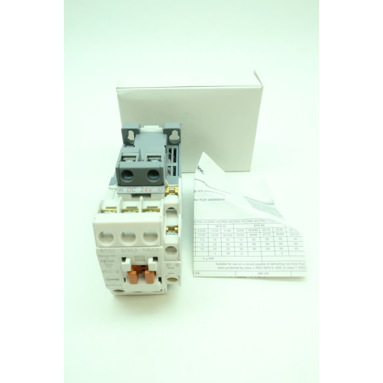 Benshaw RSC-9 Magnetic Contactor 24v-dc 20a Amp 5hp