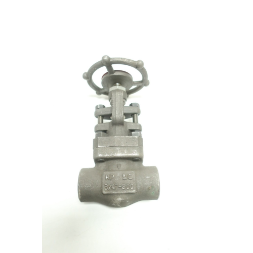 Bonney Forge F80D Manual Steel Socket Weld Globe Valve 800 3/4in