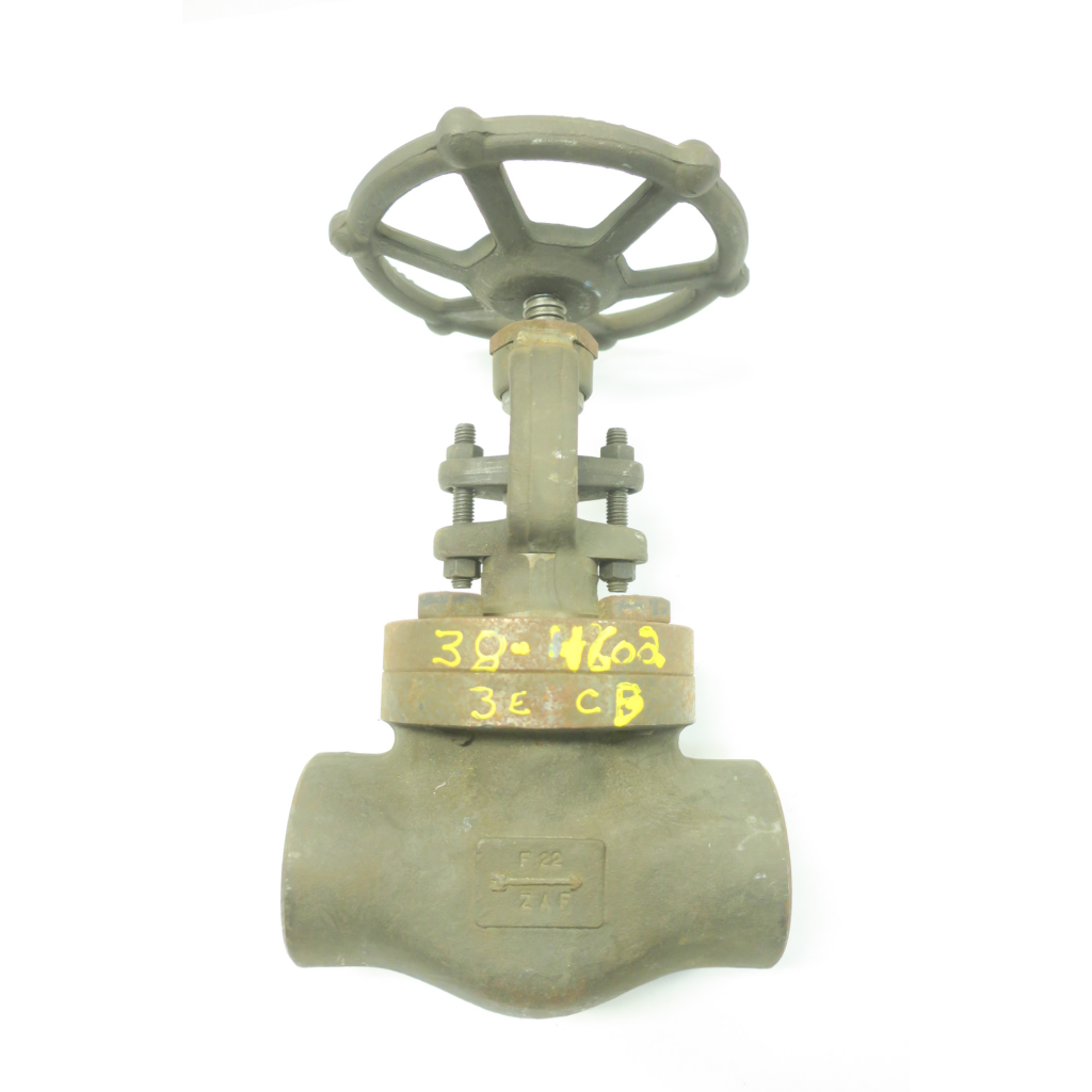 Bonney Forge 9HL30 Steel Socket Weld Globe Valve 1-1/2in 1500