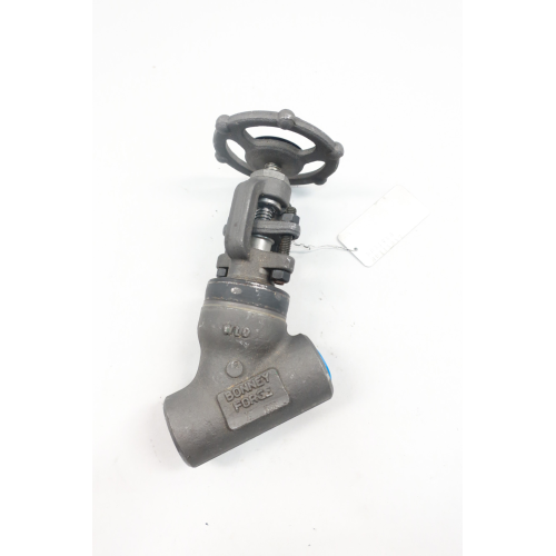 Bonney Forge 1690Y 32-LE Manual Steel Globe Valve 1690 1/2in Npt X 1/2in Sw