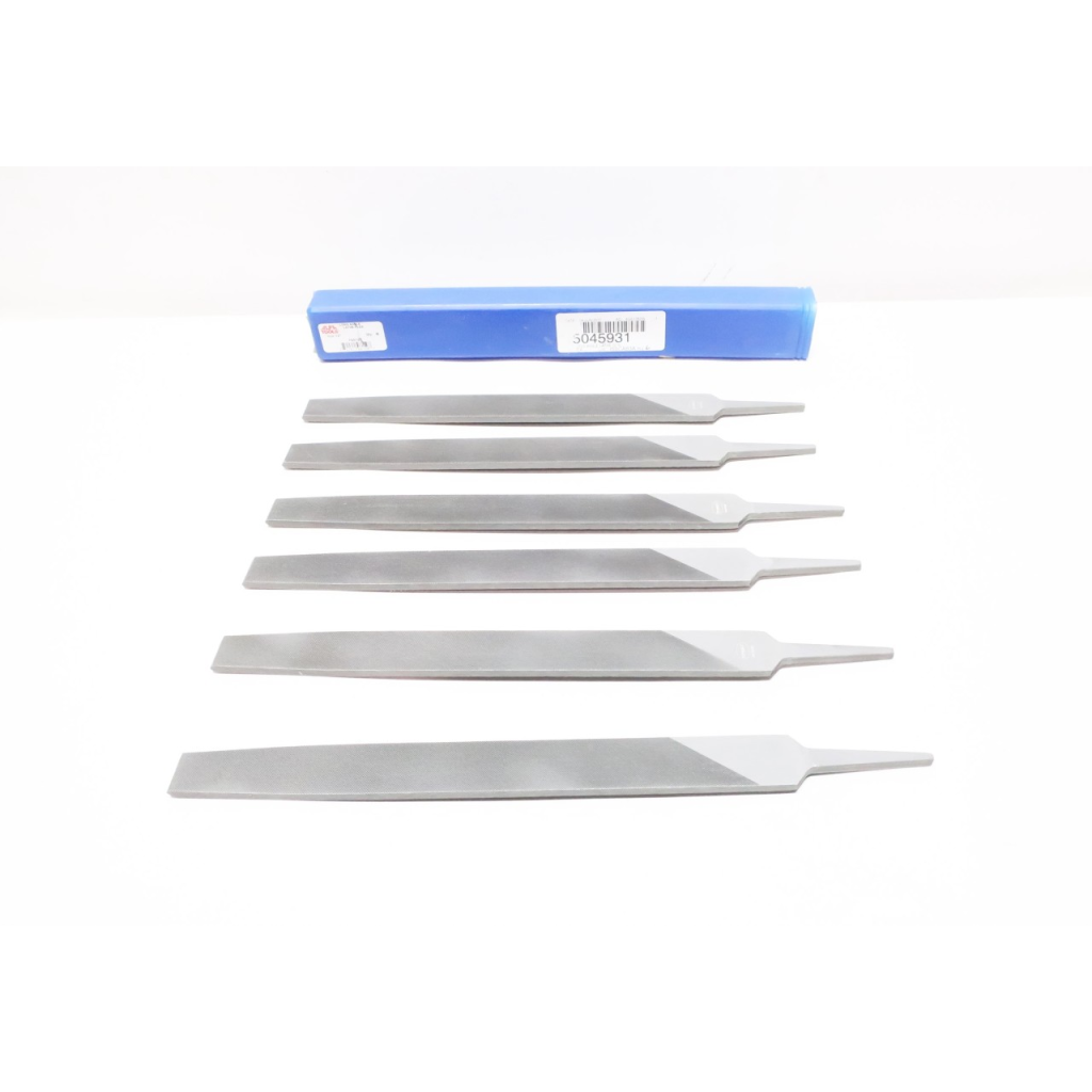 Box Of 6 Alfa F65187 Long Angle Lathe File 12in