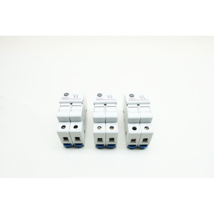 Box Of 3 Allen Bradley 1492-FB2C30 Fuse Holder 600v 2p 30a Amp Ser A
