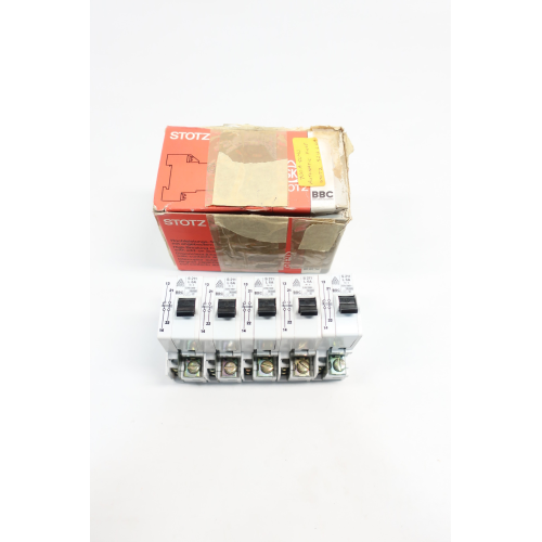 Box Of 5 Bbc S211-EL6 Molded Case Circuit Breaker 1p 6a 220v-ac