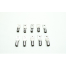 Box Of 10 Burndy YA26-LBOX Hylug Lug 2/0 Cu 1 Hole Short 3/8