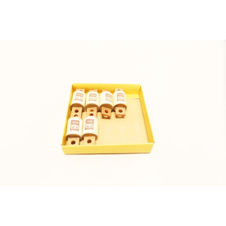 Box Of 6 Bussmann KAB 200 Tron  Rectifier 200a Amp 250v-ac Fuse