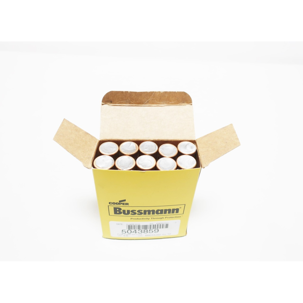 Box Of 10 Bussmann NOS-4 K5 4a Amp 600v-ac Cartridge Fuse