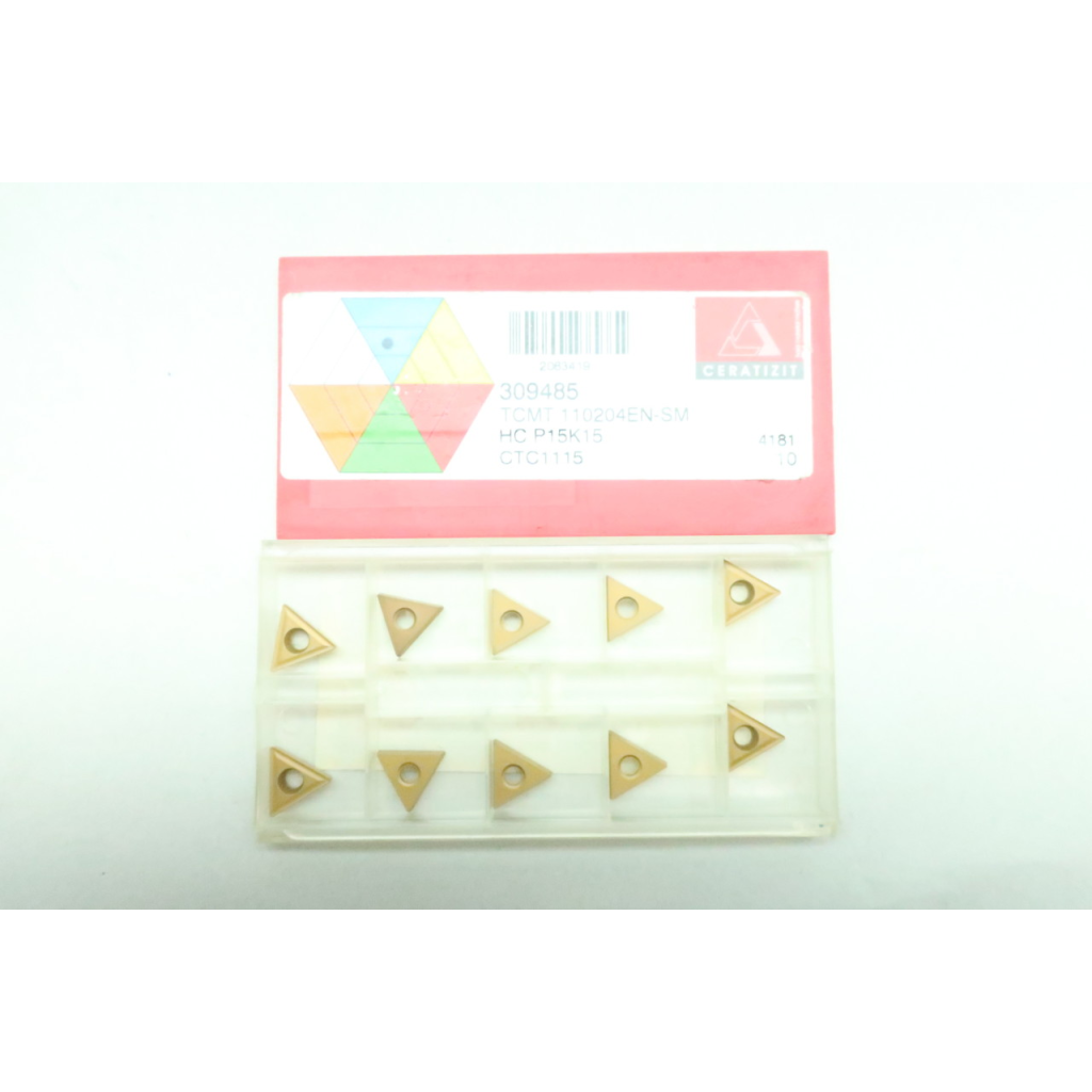 Box Of 10 Ceratizit 309485 Carbide Insert