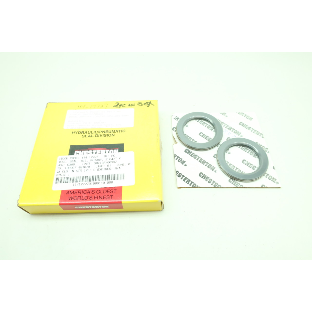 Box Of 2 Chesterton 30KI3F/00337 Oil Seal 2.047mm 2.835mm 0.285mm