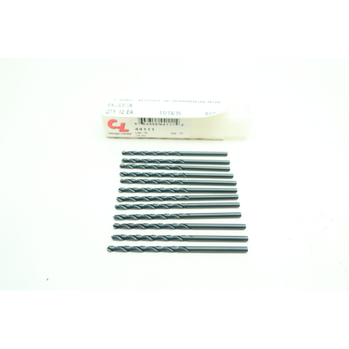 Box Of 12 Chicago-latrobe 44111 #41 Hss Drill Bit