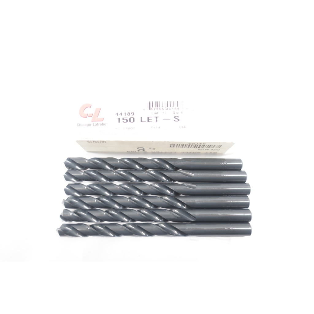 Box Of 6 Chicago-latrobe 44189 Letter S Hss Drill Bit