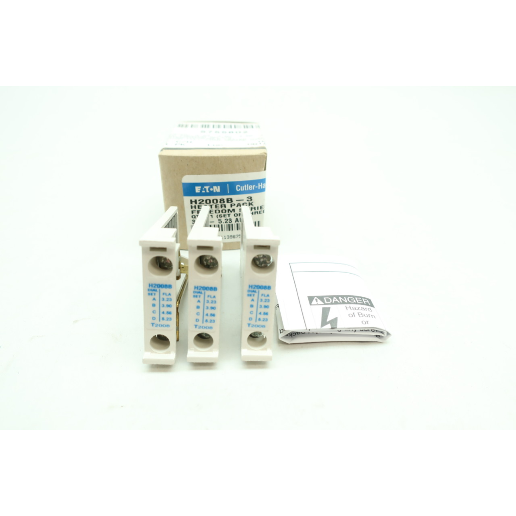Box Of 3 Cutler Hammer H2008B Overload Relay Heater Element 3.23-5.23a