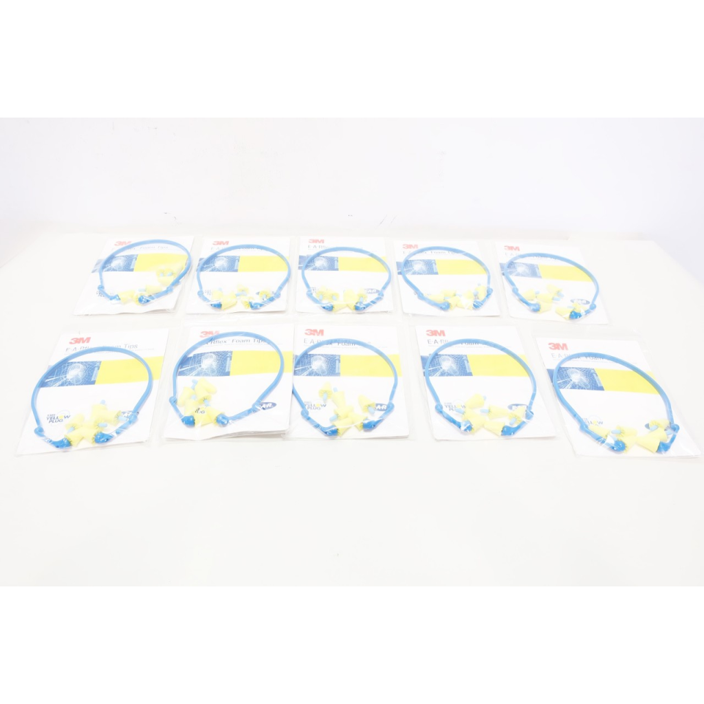 Box Of 10 E-a-r 350-1001 Flex Banded Ear Plug 25 Decibel