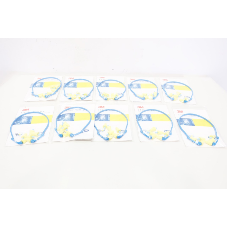 Box Of 10 E-a-r 350-1001 Flex Banded Ear Plug 25 Decibel