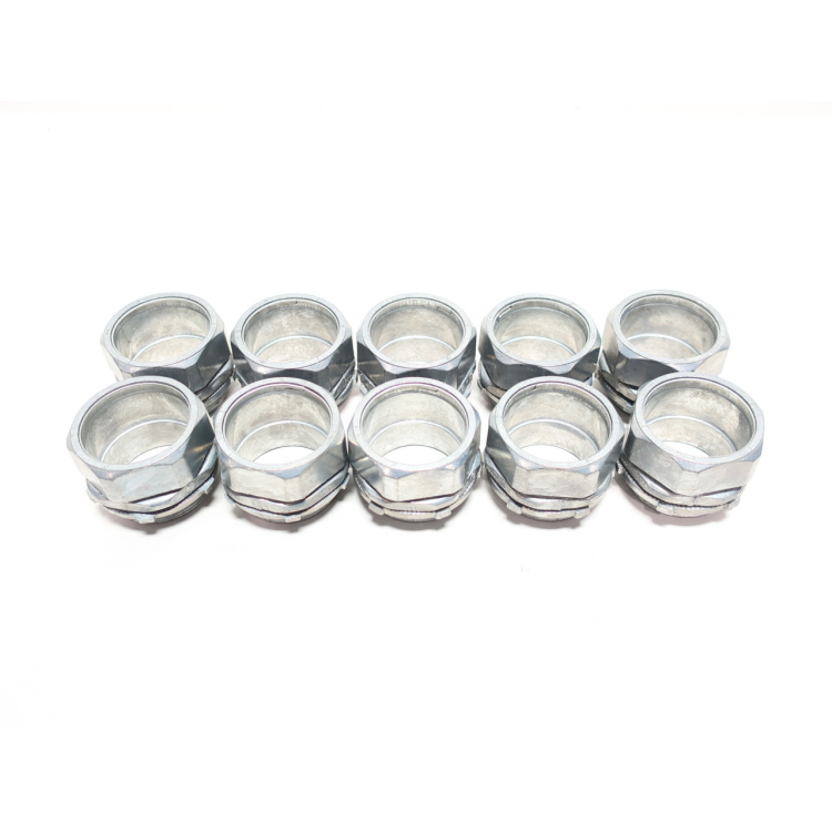 Box Of 10 Emerson TC-606 Compression Type Emt Connector 2in