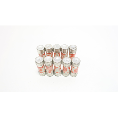 Box Of 10 Ferraz Shawmut A4J6 Amp-trap Cartridge Fuse J 6a Amp 600v-ac 300v-dc